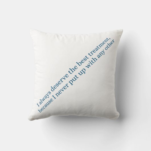 You deserve the best クッション (裏面)