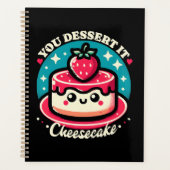 You Dessert It - チーズケーキ カワイイ プランナー手帳 (正面)