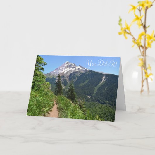 You Did It Graduation Celebration カード (黄色い花)