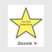 You Did Something Star Sticker – Funny Sticker シール (シート)