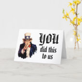 YOU Did This to Us カード (黄色い花)