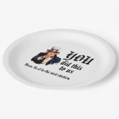 YOU Did This to Us ペーパープレート (アングル)