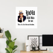 YOU Did This to Us ポスター (ホームオフィス)