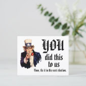 YOU Did This to Us ポストカード (スタンド正面)