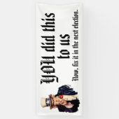 YOU Did This to Us 横断幕 (縦)