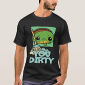 You Dirty Cute Turtle Mopping The Floor Tシャツ (正面)