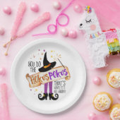 You Do the Hokus Pokus Witch魔法ID982 ペーパープレート (パーティー)