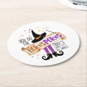 You Do the Hokus Pokus Witch魔法ID982 ラウンドペーパーコースター (アングル)