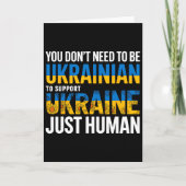 You Don’t Need To Be Ukrainian To Support Ukraine カード (正面)