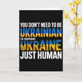 You Don’t Need To Be Ukrainian To Support Ukraine  カード (黄色い花)
