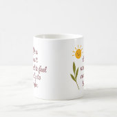 You don’t need to feel ready to begin - Mug コーヒーマグカップ (中央)