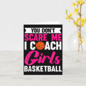 You Dont E Me I Coach Girls Basketball  カード (黄色い花)