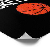 You Don't E Me I Coach Girls Basketball Gift Tee  ポスター (角)