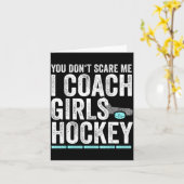 You Don't E Me I Coach Girls Hockey Coaches  カード (黄色い花)
