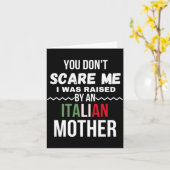 You Dont E Me I Was Raised An Italian Mother カード (黄色い花)