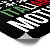 You Dont E Me I Was Raised An Italian Mother  ポスター (角)