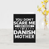 You Don't E Me I Was Raised By A Danish Mother  カード (黄色い花)