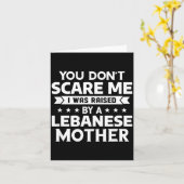 You Don't E Me I Was Raised By A Lebanese Mother  カード (黄色い花)