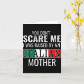 You Don't E Me I Was Raised By An Italian Mother  カード (黄色い花)