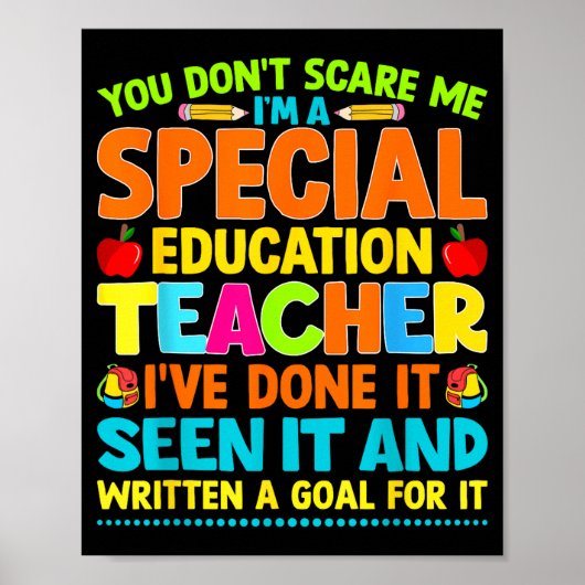 You Don't E Me I'm A Special Education Teacher Men ポスター (正面)