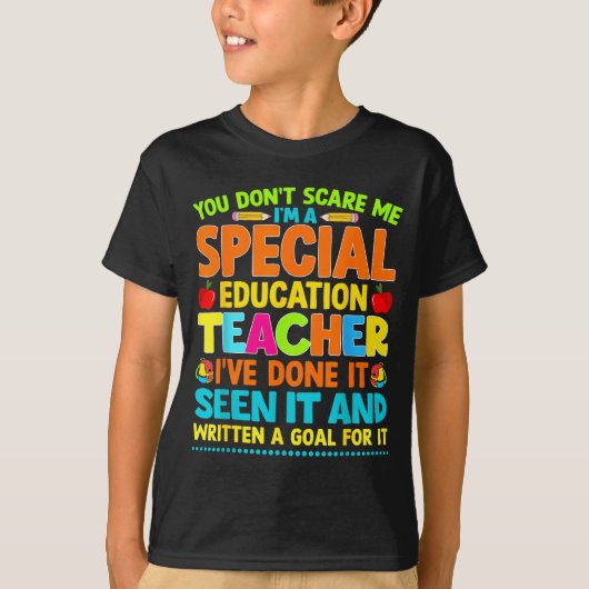 You Don't E Me I'm A Special Education Teacher Men Tシャツ (正面)