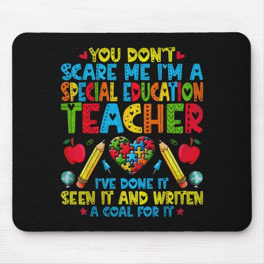 You Don't E Me I'm A Special Education Teacher - S マウスパッド (正面)