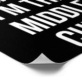 You Don't E Me I'm The Middle Child Funny Sibling  ポスター (角)