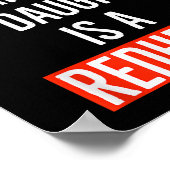 You Don't E Me My Daughter Is A Redhead Daughter F ポスター (角)