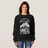 you don't have to be crazy to be an uncle uncles スウェットシャツ (正面フル)