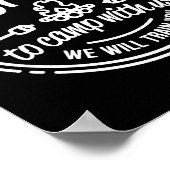 You Don't Have To Be Crazy To Camp With Us  ポスター (角)