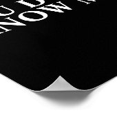 You Dont Know Me  ポスター (角)