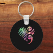 You Don't Let Your Story End Semicolon キーホルダー (正面)