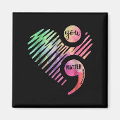 You Don't Let Your Story End Semicolon マグネット (正面)