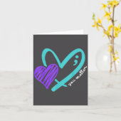 You Don't Let Your Story End Suicide Awareness  カード (黄色い花)