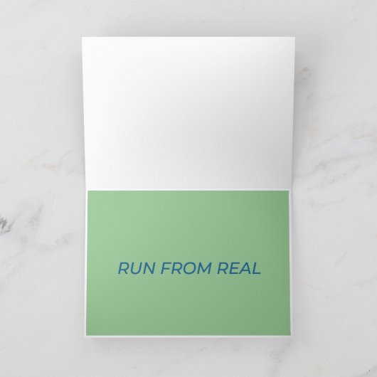 You Don't Run From Real カード (内部)