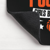 You Don't Scare Me I Coach Girls Sketll Coaching  マウスパッド (コーナー)