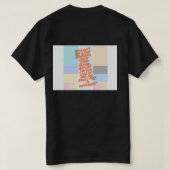 You Don't See A Leaf Changing - Growth Happens Tシャツ (デザイン裏面)