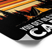 You Don't Stop Camping When You Get Old Funny Camp ポスター (角)