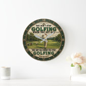 You Don't Stop Golfing When You Get Old Golf ラージ壁時計 (ホーム)