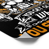 You Don't Stop Lifting When You Get Old Gift Weigh ポスター (角)