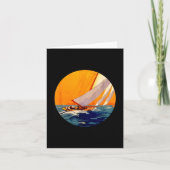 You Don't Stop Sailing When You Get Old Funny Old カード (正面)