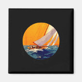 You Don't Stop Sailing When You Get Old Funny Old マグネット (正面)