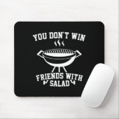 You Don't Win Friends With Salad - Funny  マウスパッド (マウス)