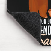 You Dont Win Friends With Salad Funny Vegan Bear S マウスパッド (コーナー)