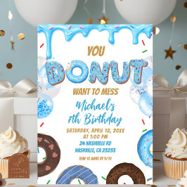 You Donut want to miss this birthday Invitation 招待状