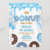 You Donut want to miss this birthday Invitation 招待状 (正面/裏面)
