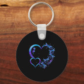 You Dragonfly Suicide Prevention Awareness Men Wom キーホルダー (正面)