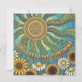 You Feel Like Sunshine Personalized Card シーズンカード (正面)