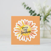 You Feel Like Sunshine Personalized Card シーズンカード (スタンド正面)
