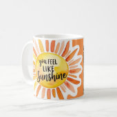 You Feel Like Sunshine Photo Mug コーヒーマグカップ (正面左)